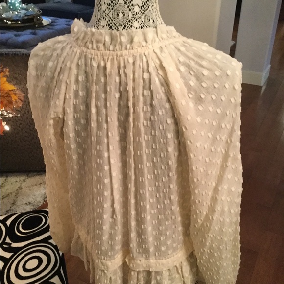 Rebecca Minkoff Cream Blouse - Picture 3 of 4